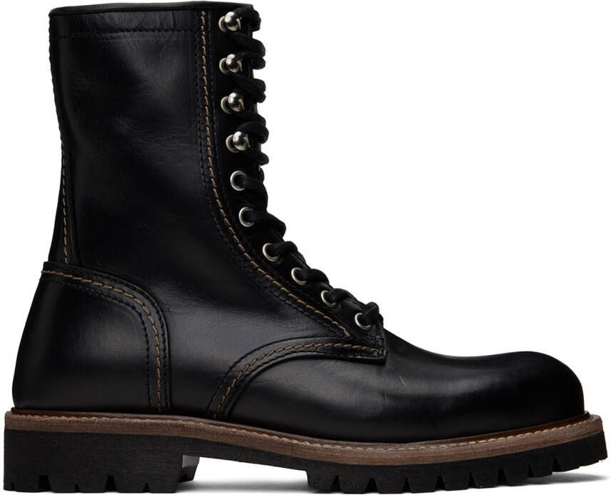 Belstaff Black Marshall Boots - Picture 4