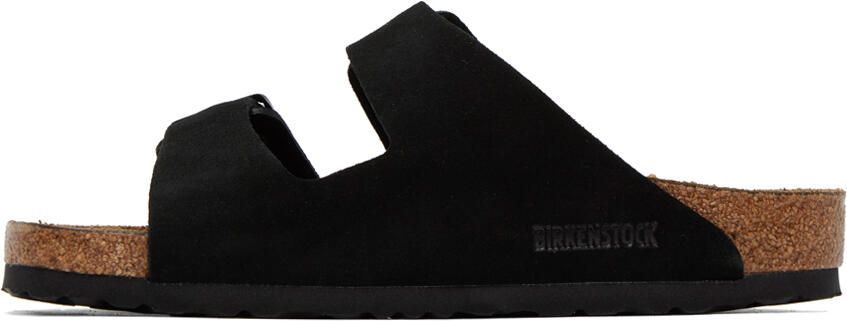 Birkenstock Black Regular Soft Footbed Arizona Sandals - Picture 3
