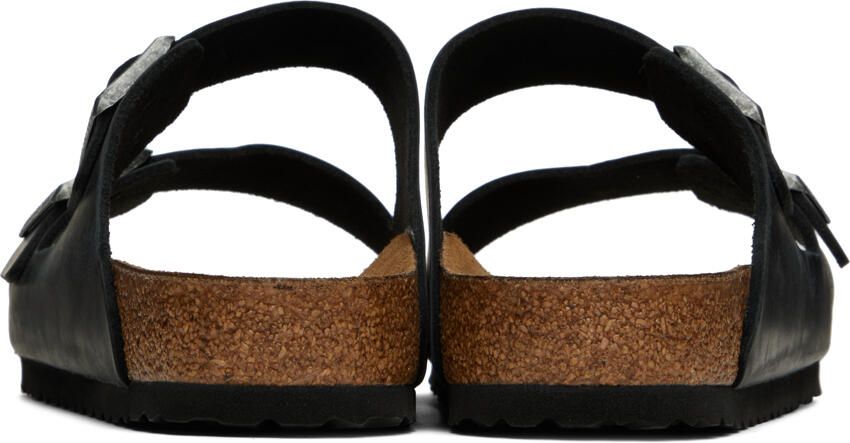 Birkenstock Black Soft Footbed Arizona Sandals