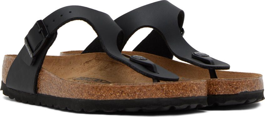 Birkenstock Black Gizeh Sandals - Picture 2