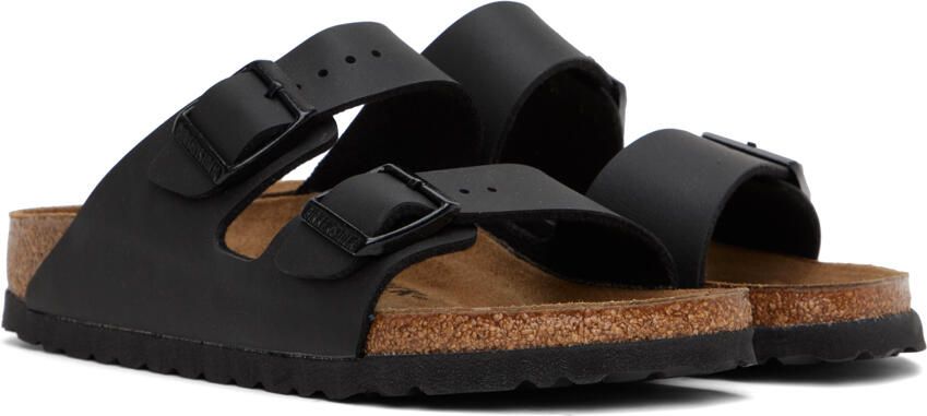 Birkenstock Black Narrow Arizona Sandals - Picture 2