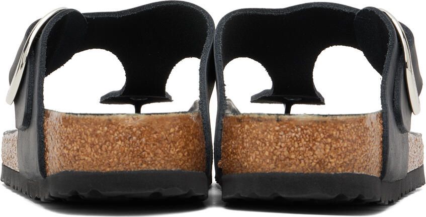 Birkenstock Black Regular Gizeh Big Buckle Sandals