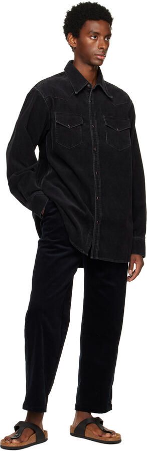 Birkenstock Black Regular Gizeh Sandals - Picture 3