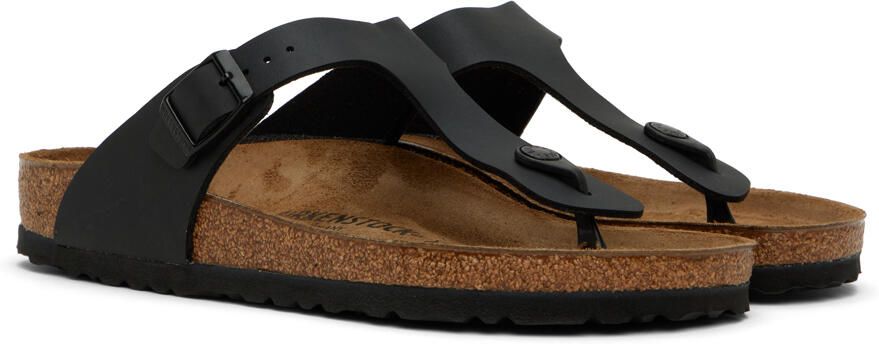 Birkenstock Black Regular Gizeh Sandals - Picture 2