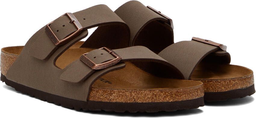 Birkenstock Brown Regular Arizona Sandals - Picture 2