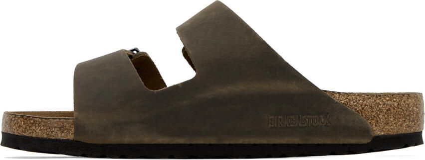 Birkenstock Brown Regular Arizona Soft Footbed Sandals - Picture 4