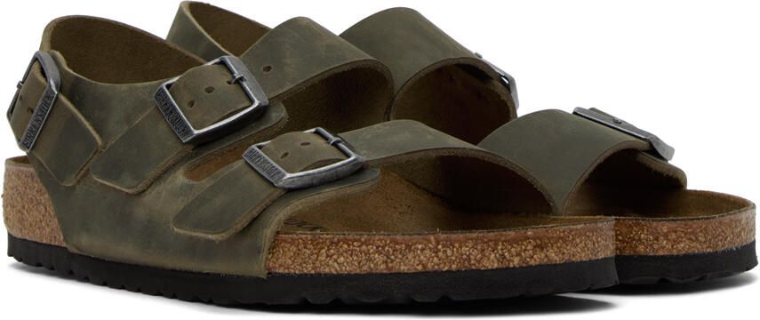 Birkenstock Brown Regular Milano Sandals - Picture 2