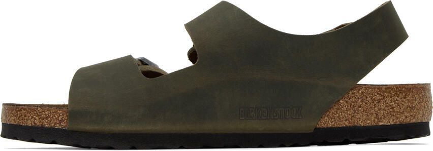 Birkenstock Brown Regular Milano Sandals - Picture 4