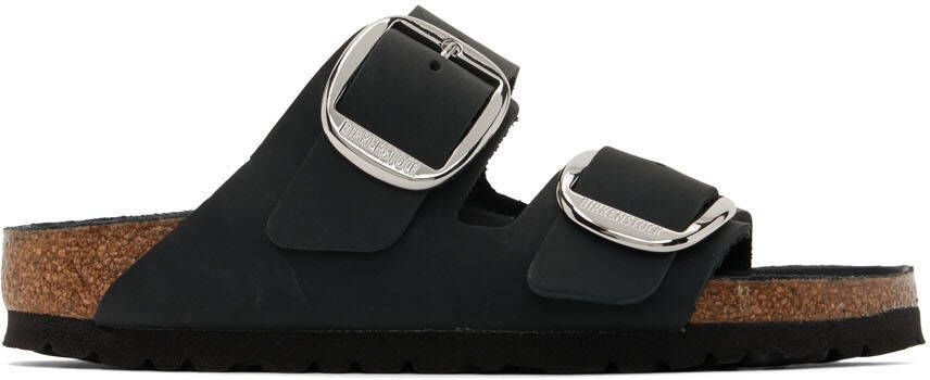 Birkenstock Black Narrow Arizona Big Buckle Sandals - Picture 2