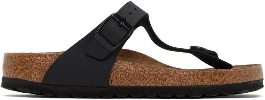Birkenstock Black Gizeh Sandals - Picture 5