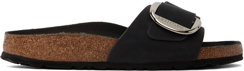 Birkenstock Black Narrow Madrid Big Buckle Sandals - Picture 4