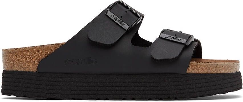 Birkenstock Black Papillio Arizona Platform Sandals - Picture 5