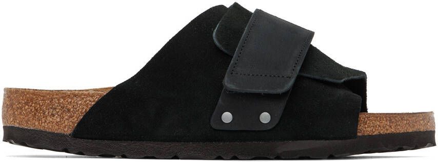 Birkenstock Black Regular Kyoto Sandals