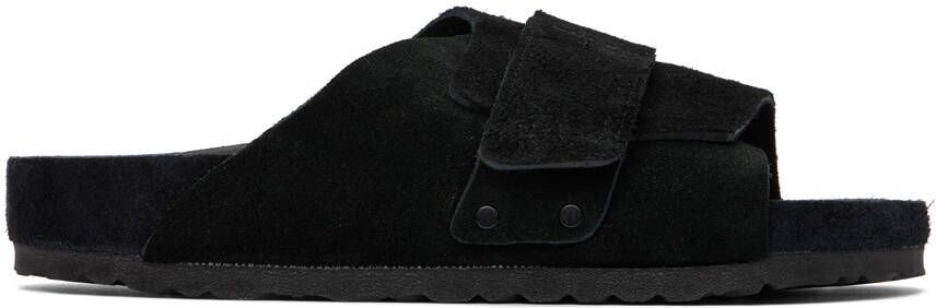 Birkenstock Black Regular Kyoto Sandals