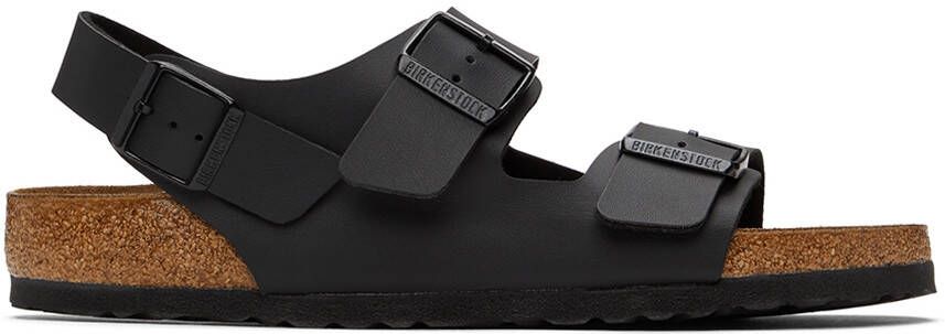 Birkenstock Black Regular Milano Sandals - Picture 5