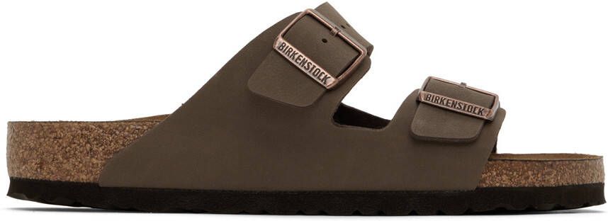 Birkenstock Brown Birkibuc Arizona Sandals