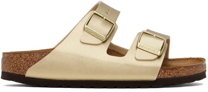 Birkenstock Gold Narrow Arizona Sandals