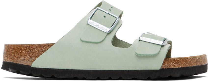 Birkenstock Green Narrow Arizona Sandals