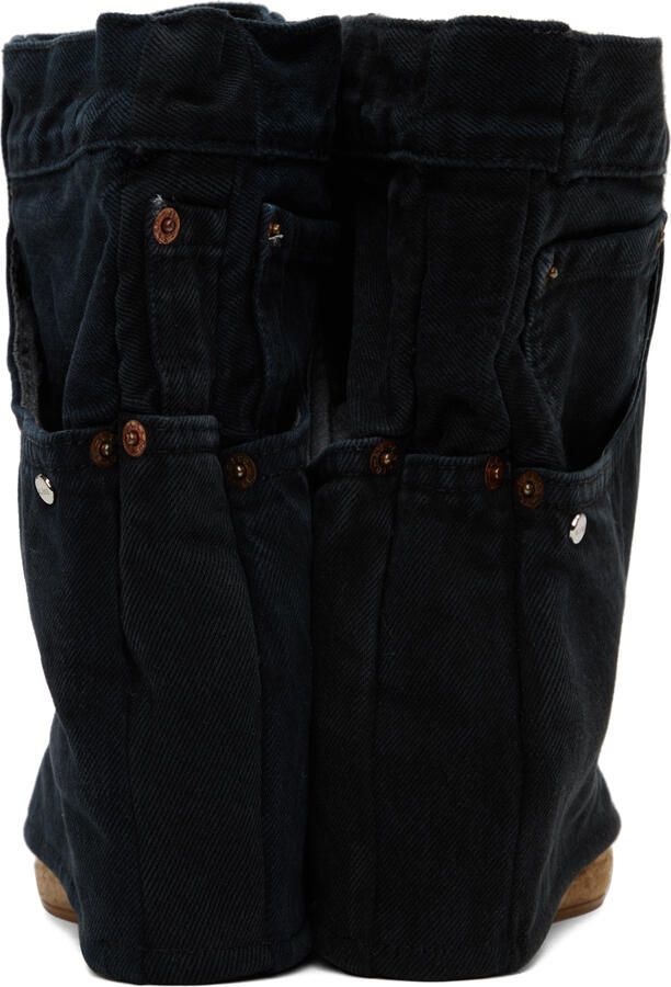 Bless Black Jeansheels Wedge Heels - Picture 5