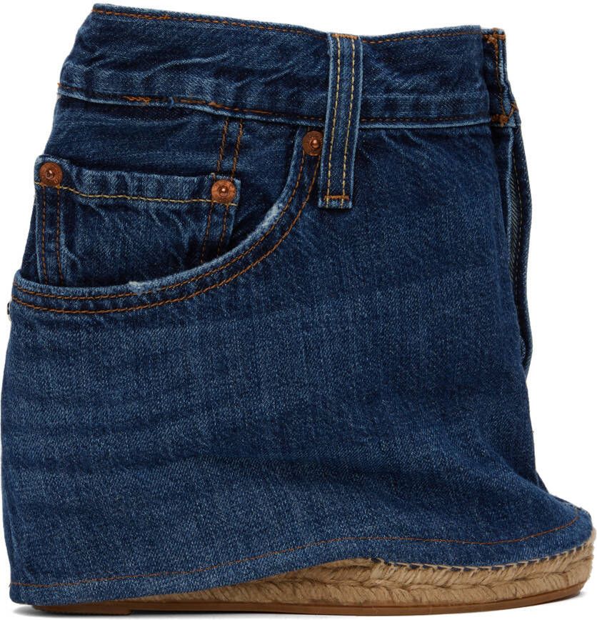 Bless Blue Jeansheels Wedge Heels - Picture 5