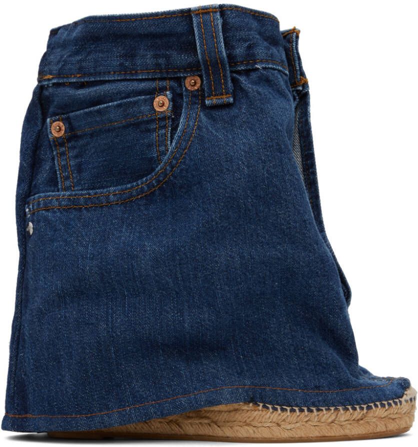 Bless SSENSE Exclusive Black Jeansheels Wedge Heels