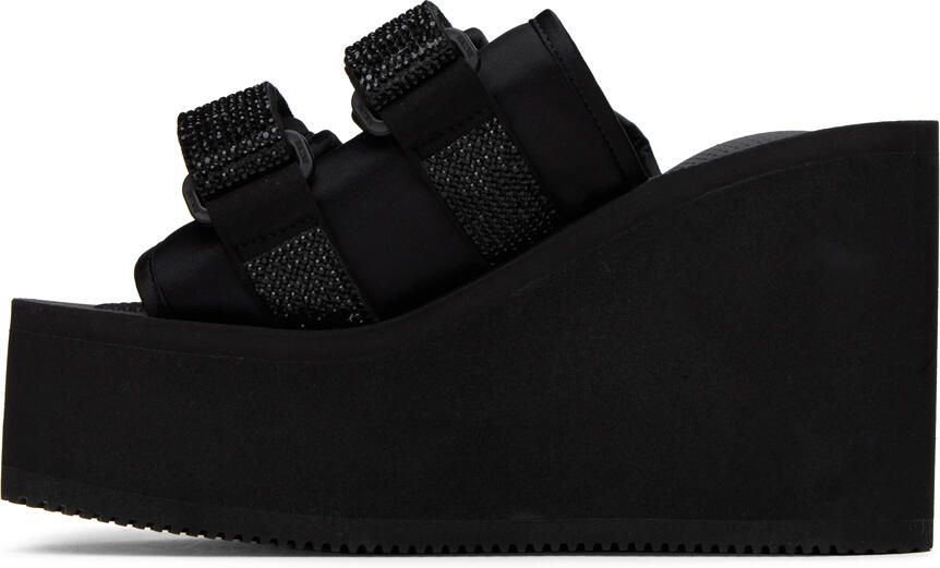 Blumarine Black Suicoke Edition Moto Heeled Sandals - Picture 2