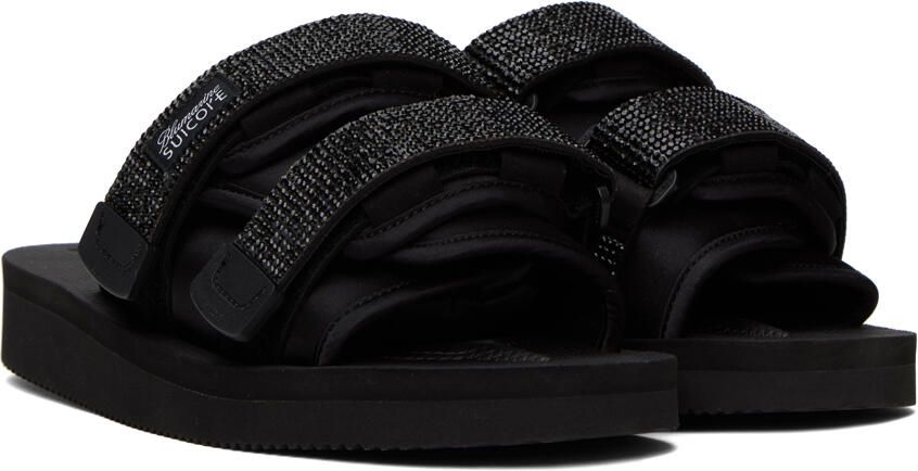 Blumarine Black Suicoke Edition Moto Sandals