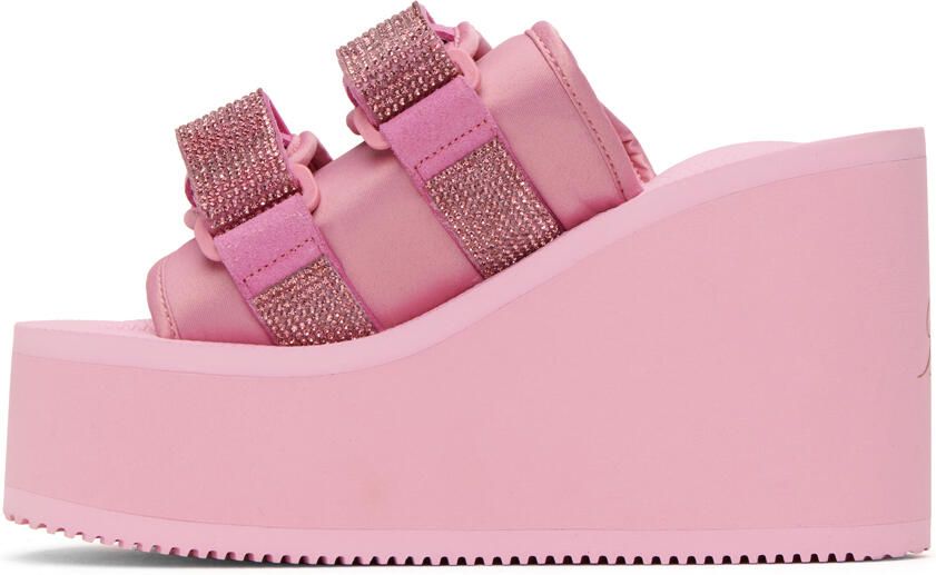 Blumarine Pink Suicoke Edition MOTO-Cab Heeled Sandals - Picture 3
