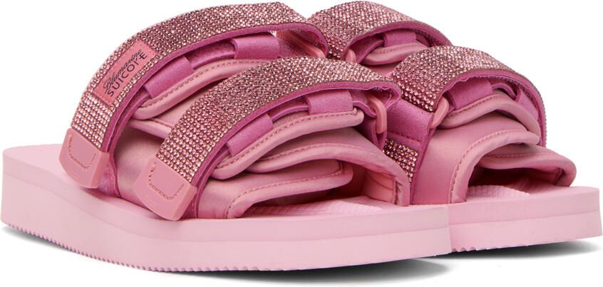 Blumarine Pink Suicoke Edition MOTO-Cab Sandals - Picture 2