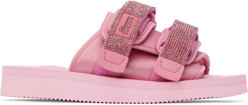 Blumarine Pink Suicoke Edition MOTO-Cab Sandals - Picture 4