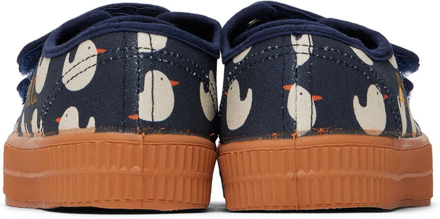 Bobo Choses Kids Navy Rubber Duck All Over Sneakers - Picture 5