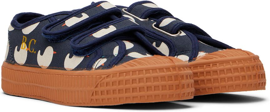 Bobo Choses Kids Navy Rubber Duck All Over Sneakers - Picture 2