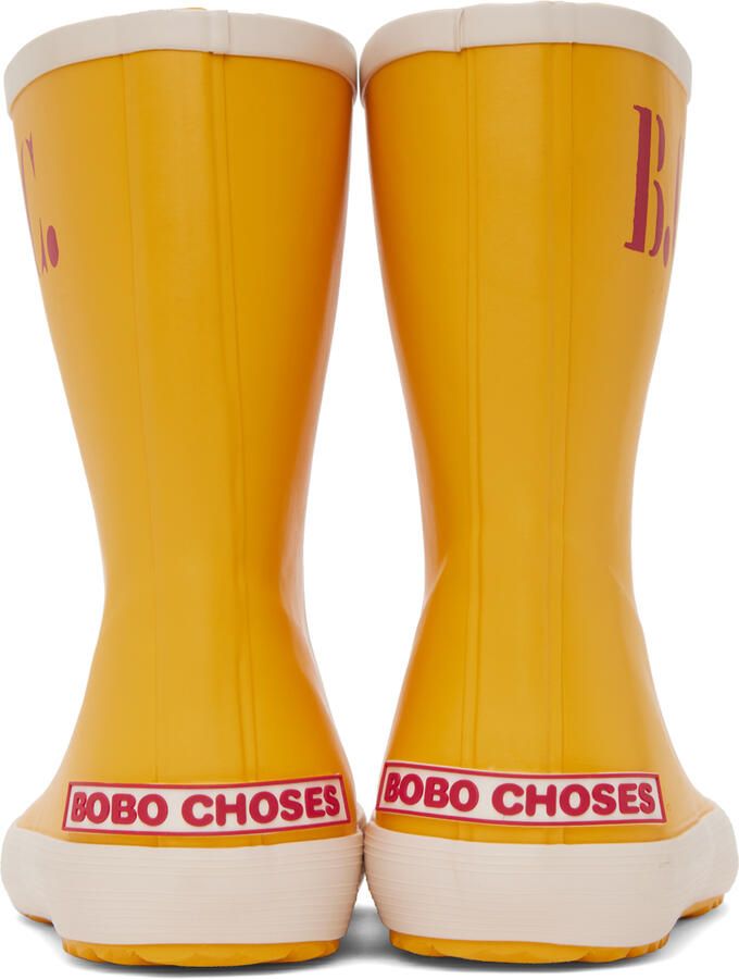 Bobo Choses Kids Yellow B.C. Rain Boots - Picture 3