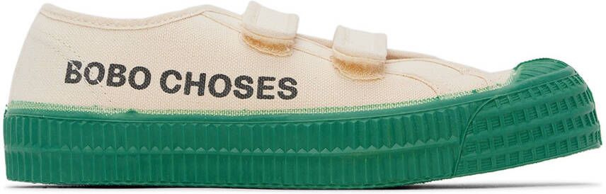 Bobo Choses Kids Beige Contrast Sneakers - Picture 4