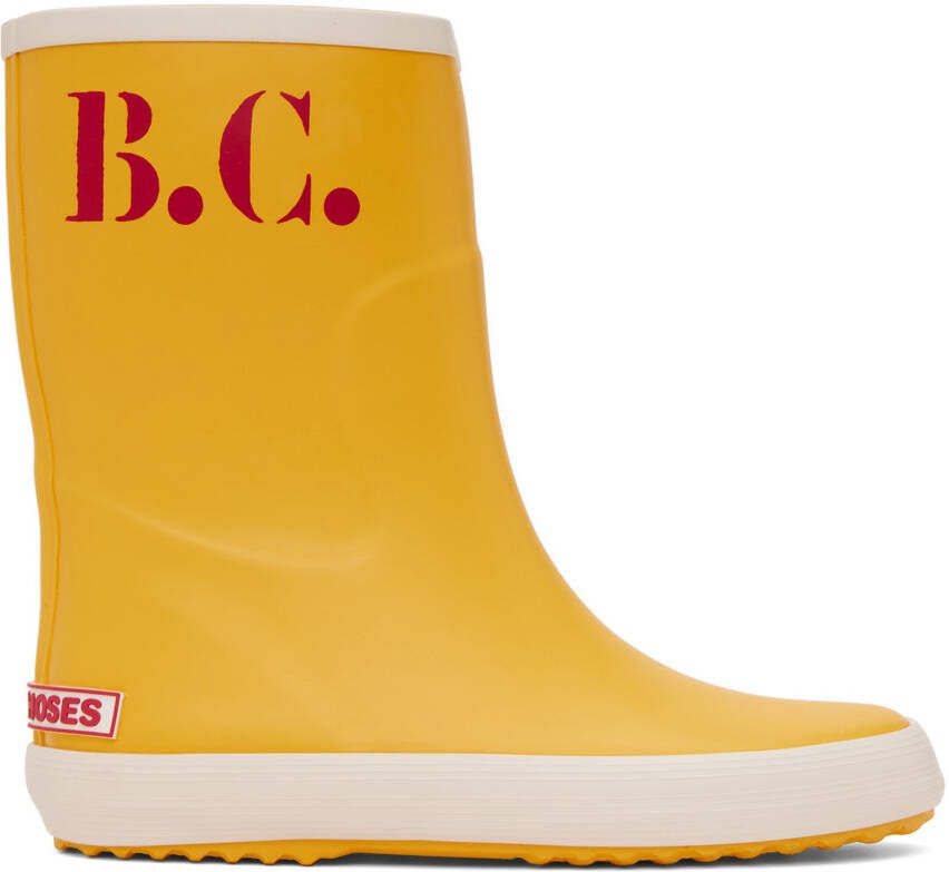 Bobo Choses Kids Yellow B.C. Rain Boots - Picture 4