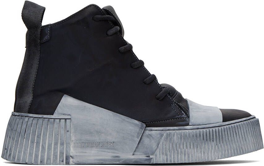 Boris Bidjan Saberi Black Bamba 1.1 Sneakers - Picture 5