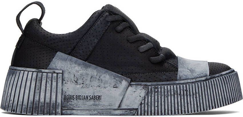 Boris Bidjan Saberi Black Bamba 2.1 Sneakers - Picture 5