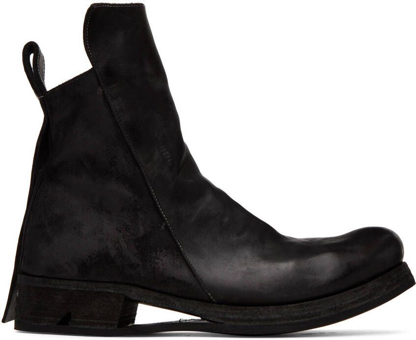 Boris Bidjan Saberi Black Boot 1 Boots - Picture 4