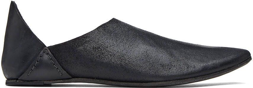 Boris Bidjan Saberi Black 'Slipper 1' Slippers - Picture 5