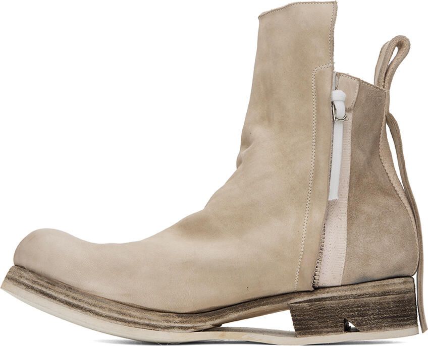Boris Bidjan Saberi Beige Boot 1 Boots - Picture 3