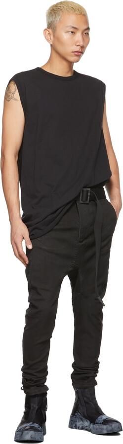 Boris Bidjan Saberi Black Bamba 3.1 High Top Sneakers - Picture 4