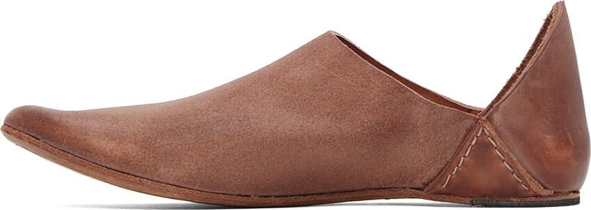 Boris Bidjan Saberi Brown 'Slipper 1' Slippers - Picture 3