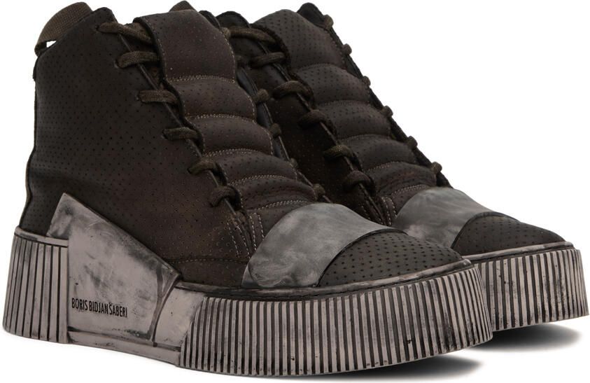 Boris Bidjan Saberi Khaki Bamba 1.1 Sneakers - Picture 2