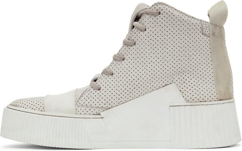 Boris Bidjan Saberi Off-White Bamba 1.1 High Top Sneakers - Picture 4