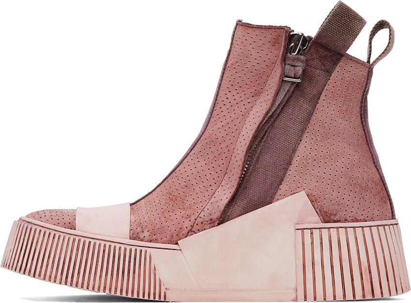 Boris Bidjan Saberi Pink Bamba 3.2 Sneakers - Picture 3