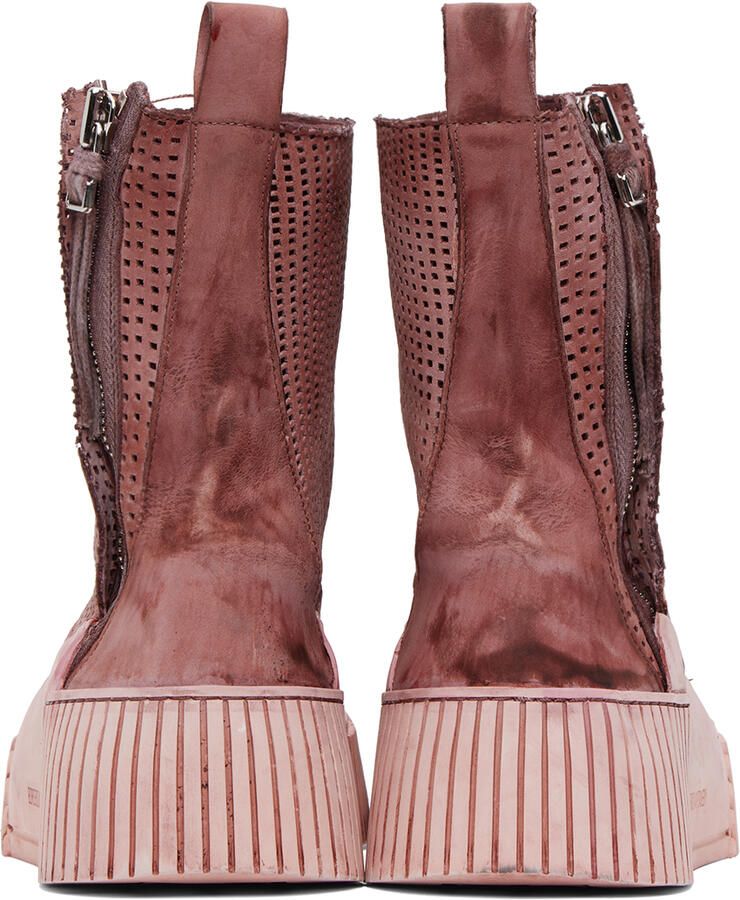 Boris Bidjan Saberi Pink Bamba 5 Sneakers