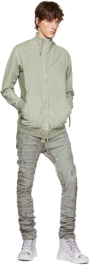 Boris Bidjan Saberi SSENSE Exclusive Grey Bamba 1.1 Sneakers - Picture 4