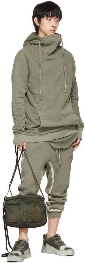 Boris Bidjan Saberi SSENSE Exclusive Khaki Bamba 2.1 Sneakers - Picture 4