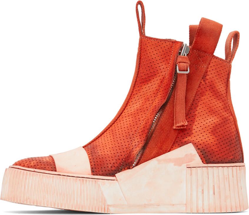 Boris Bidjan Saberi SSENSE Exclusive Red Bamba 3.1 Sneakers - Picture 3