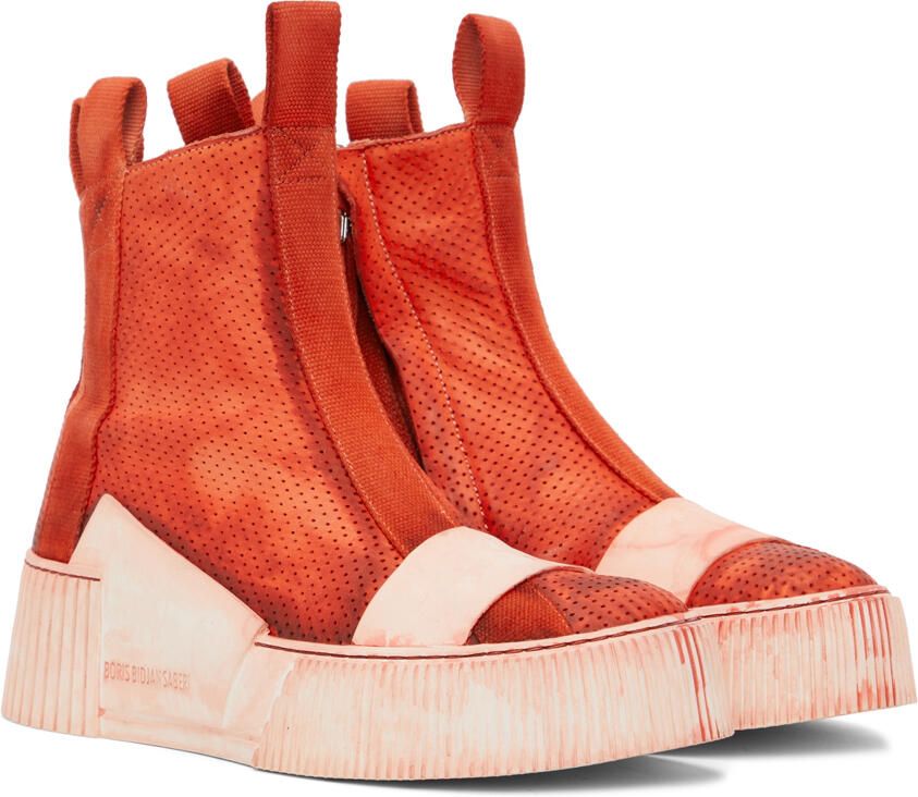 Boris Bidjan Saberi SSENSE Exclusive Red Bamba 3.1 Sneakers - Picture 2